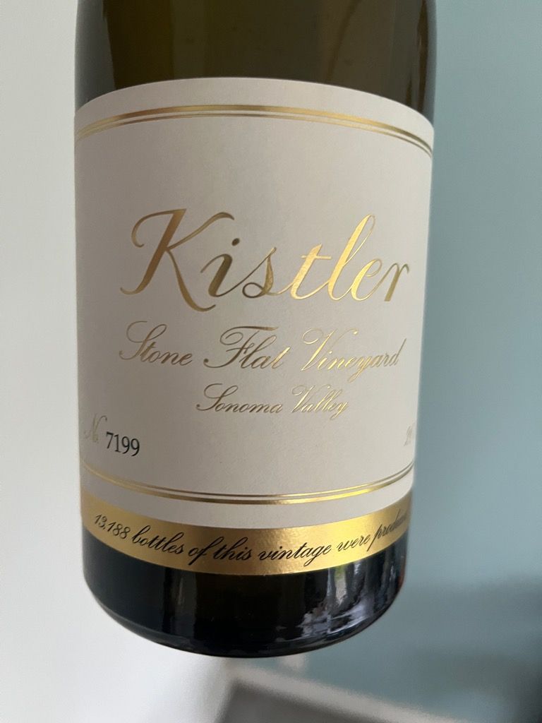 2021 Kistler Chardonnay Stone Flat Vineyard - CellarTracker