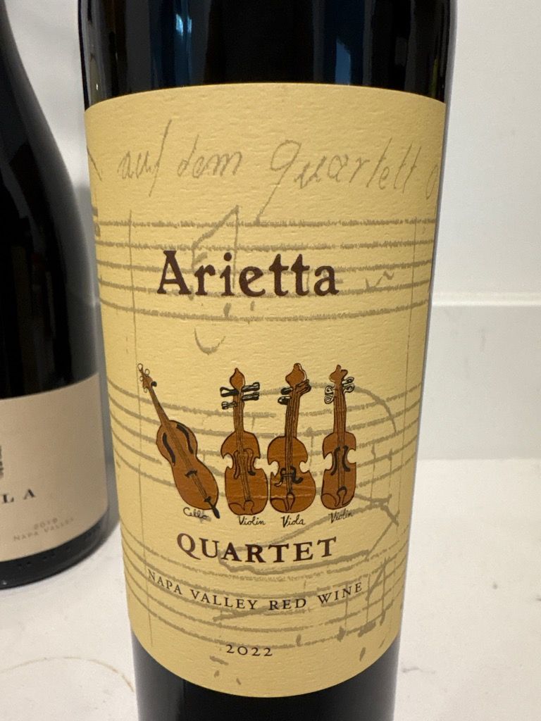 2022 Arietta Quartet - CellarTracker