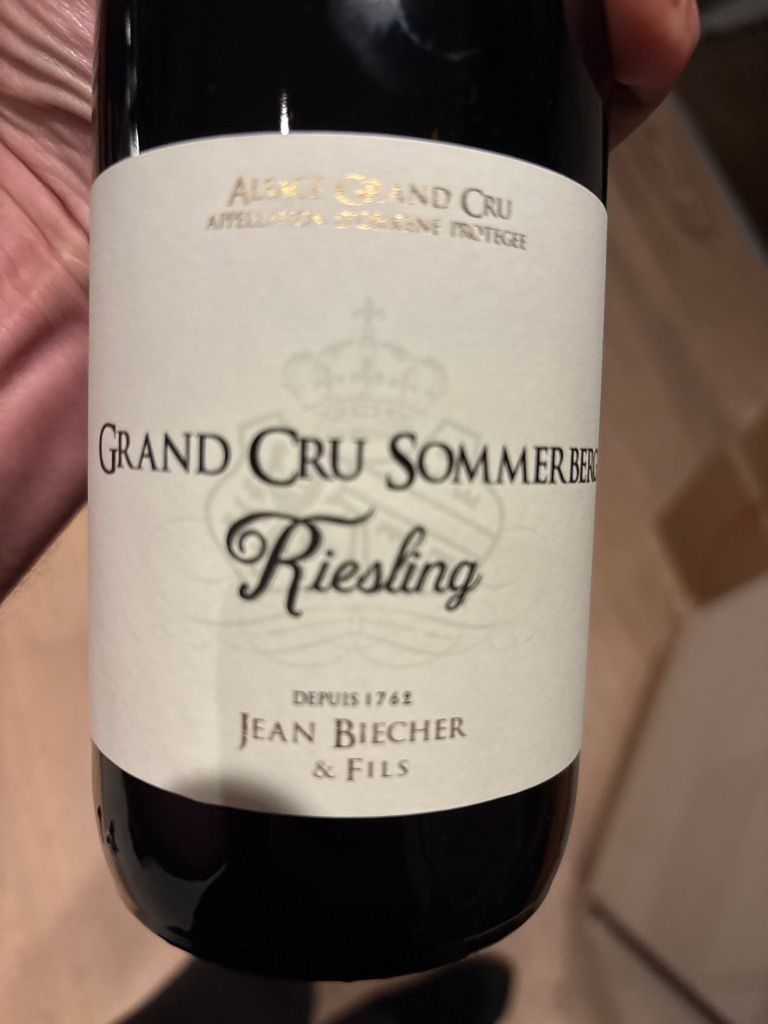 2018 Jean Biecher Riesling Brand, France, Alsace, Alsace Grand Cru ...