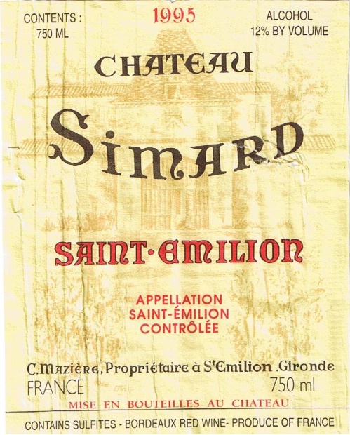 1995 Château Simard - CellarTracker