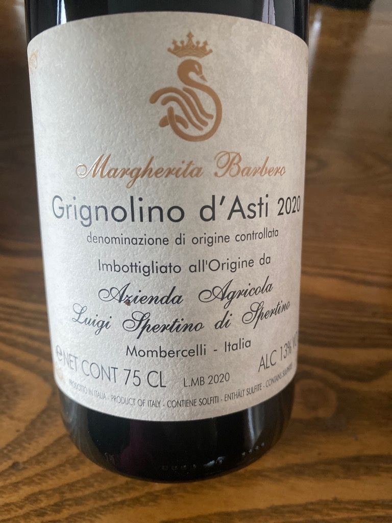 2020 Luigi Spertino Grignolino d'Asti Anfora Margherita Barbero, Italy ...