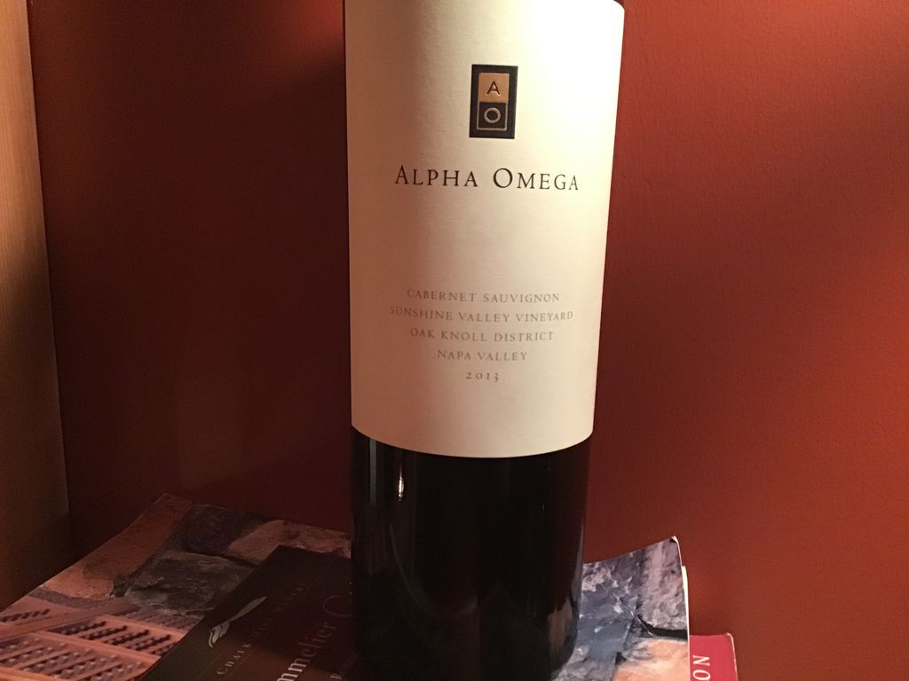 2013 Alpha Omega Cabernet Sauvignon Sunshine Valley CellarTracker