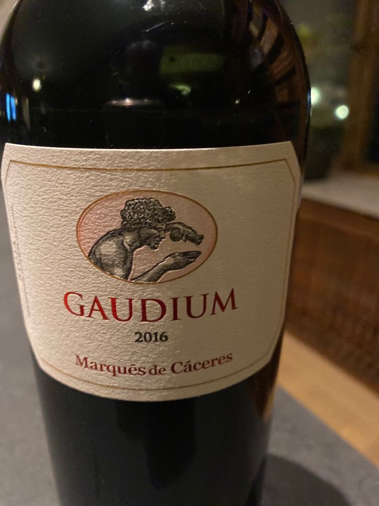 Wine Gaudium Rioja 2004 on