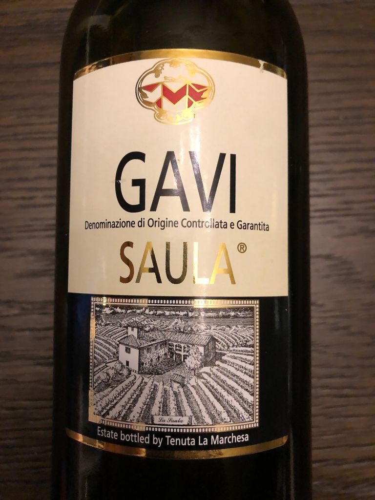 2019 Tenuta La Marchesa Gavi Saula Tenuta Berghero, Italy, Piedmont