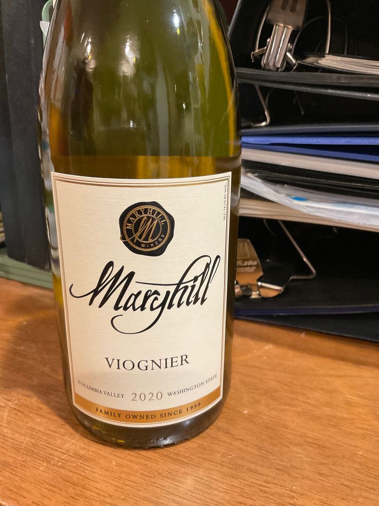 2020 Maryhill Viognier, USA, Washington, Columbia Valley CellarTracker