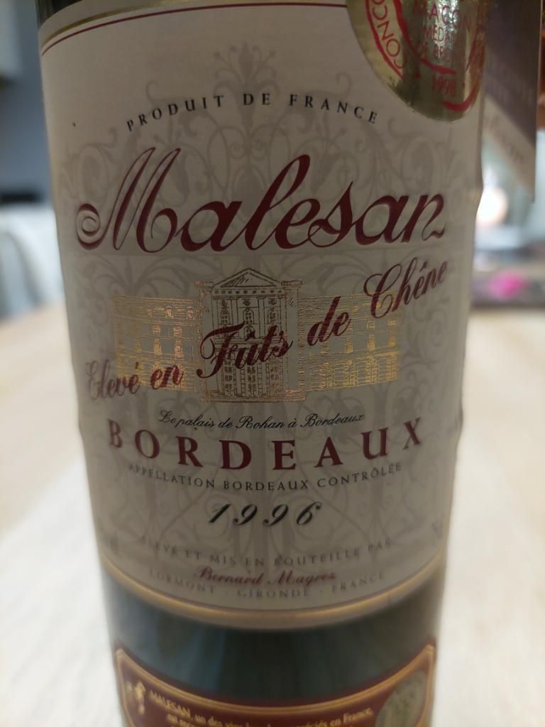 1996 Malesan Bordeaux - CellarTracker