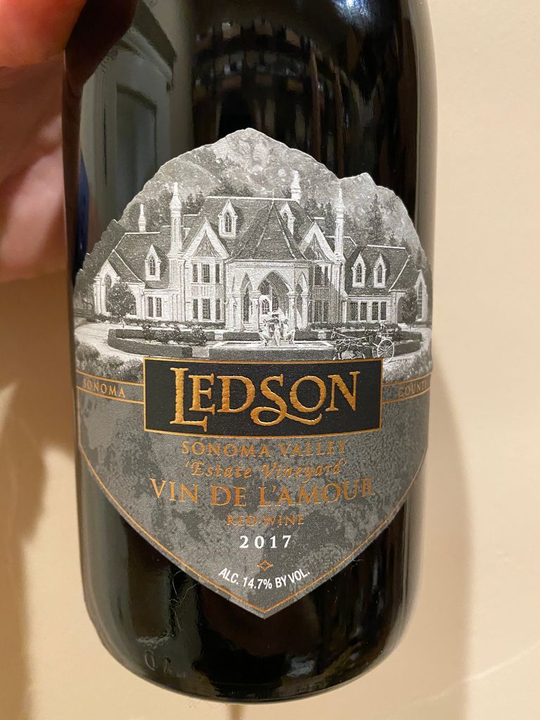 2017 Ledson Vin De L'Amour Estate Vineyard, USA, California, Sonoma County, Sonoma Valley