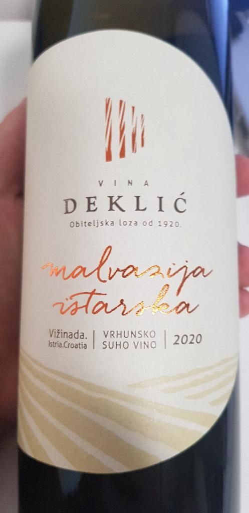 2020 Vina Deklić Malvazija Istarska Croatia Istria And Kvarner Istra Cellartracker