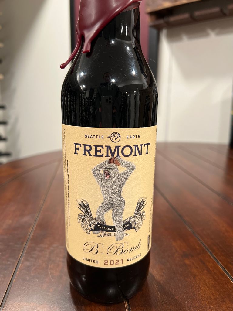 2022 Fremont Brewing B Bomb Imperial Winter Ale, USA, Washington, Puget ...