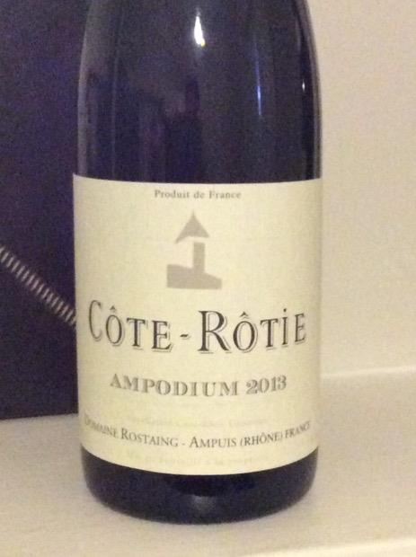 2013 Rene Rostaing Côte-Rôtie Cuvée Classique Ampodium, France, Rhône ...