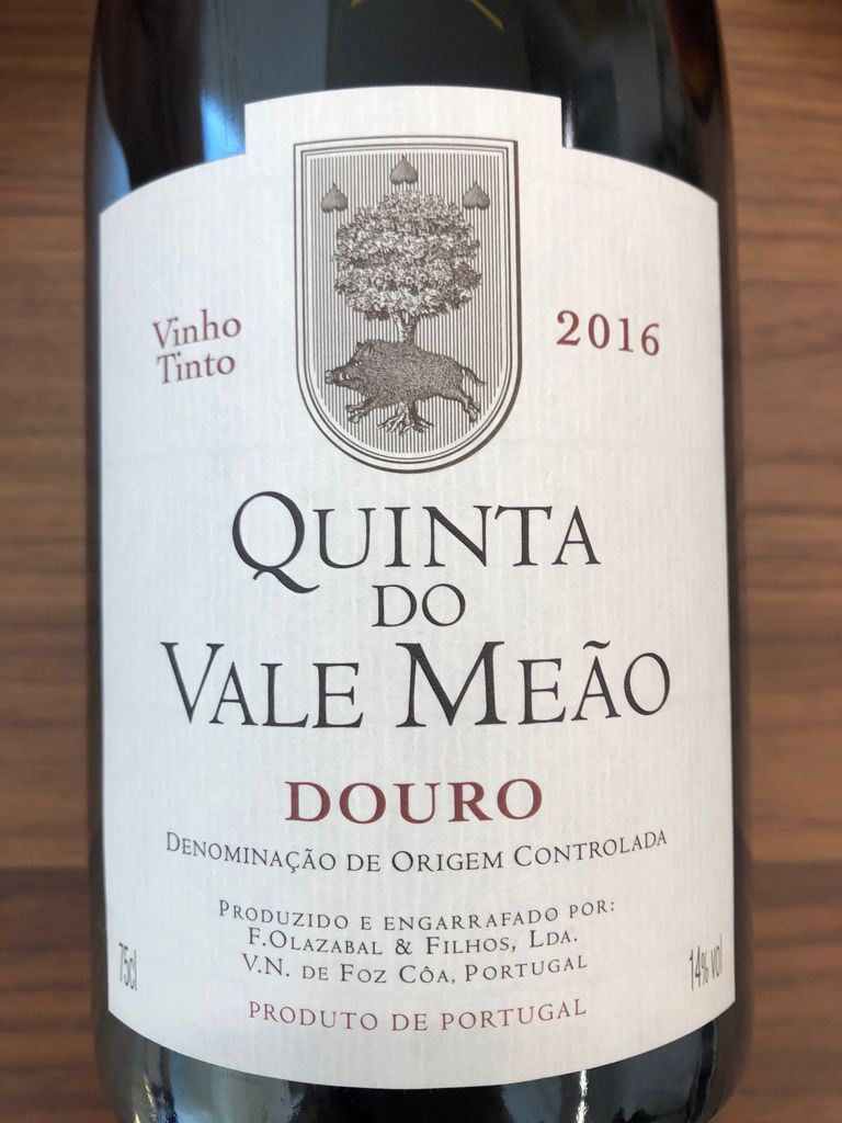 2016 Quinta Do Vale Meão Douro, Portugal, Douro - Cellartracker