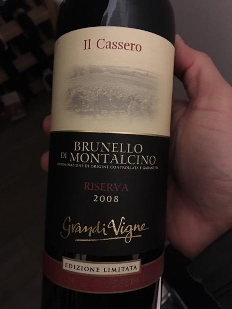 2009 Grandi Vigne Brunello di Montalcino Il Cassero, Italy, Tuscany ...