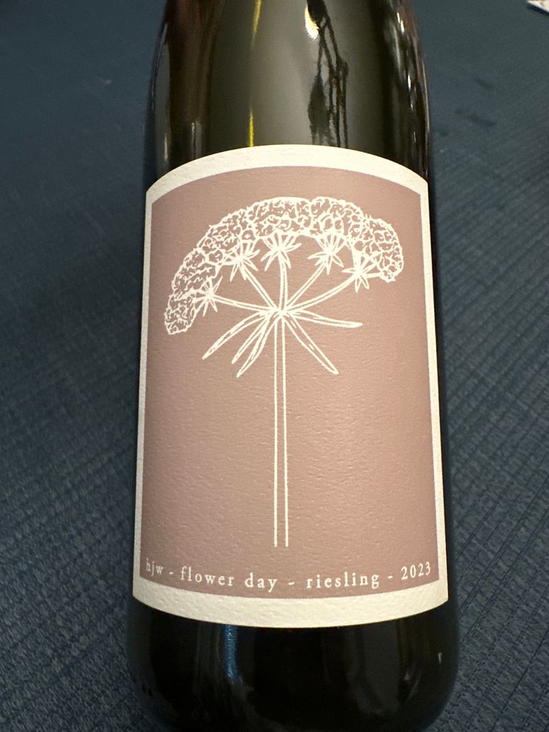 2023 Hermann J. Wiemer Riesling HJW Flower Day, USA, New York, Finger ...