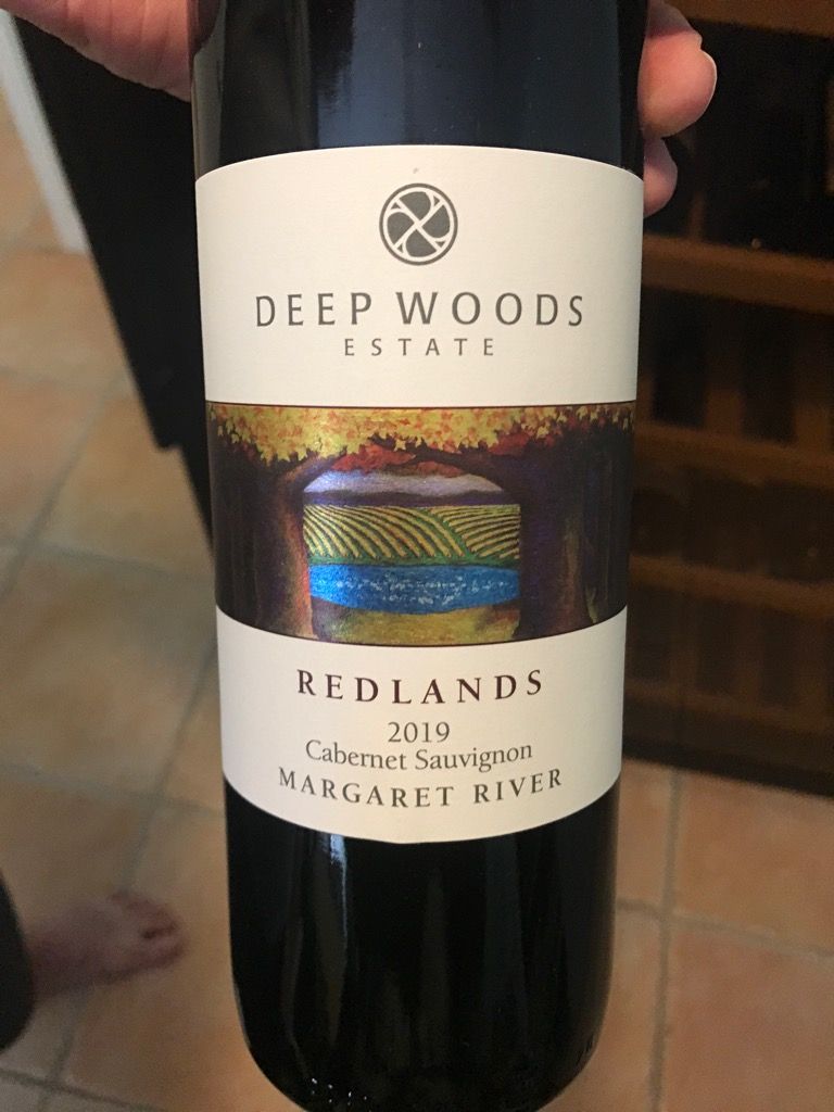 2019 Deep Woods Estate Cabernet Sauvignon Redlands Wilyabrup, Australia ...