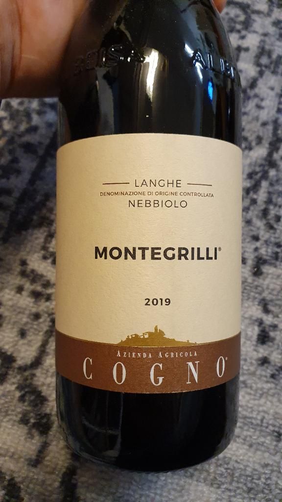 2019 Azienda Agricola Elvio Cogno Langhe Nebbiolo Montegrilli, Italy ...