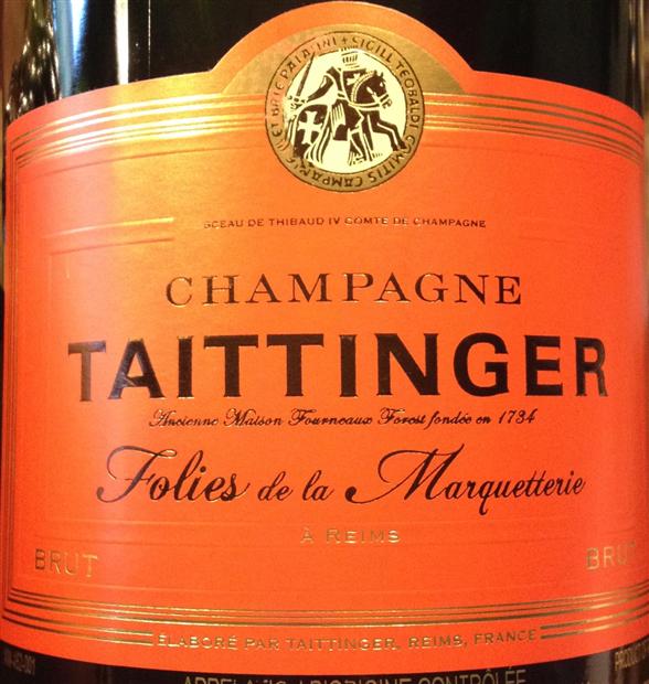 Taittinger, Les Folies de la Marquetterie Brut, Champagne, France, NV