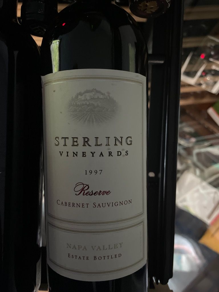 1997 Sterling Vineyards Cabernet Sauvignon Reserve - CellarTracker