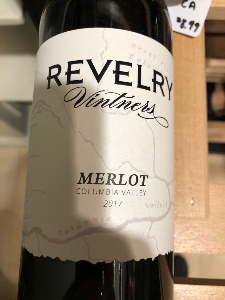 2018 Revelry Vintners Merlot, USA, Washington, Columbia Valley ...