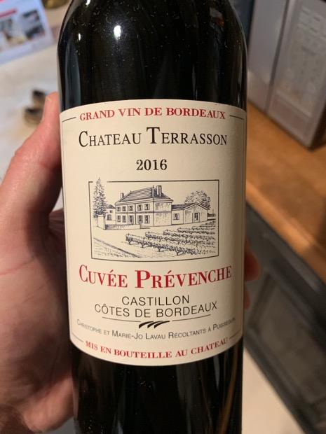 2016 Château Terrasson Prévenche - CellarTracker