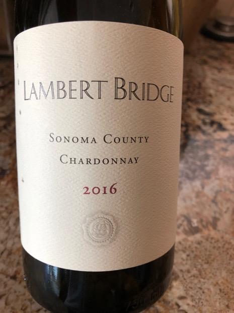 2016 Lambert Bridge Chardonnay Sonoma County, USA, California, Sonoma ...