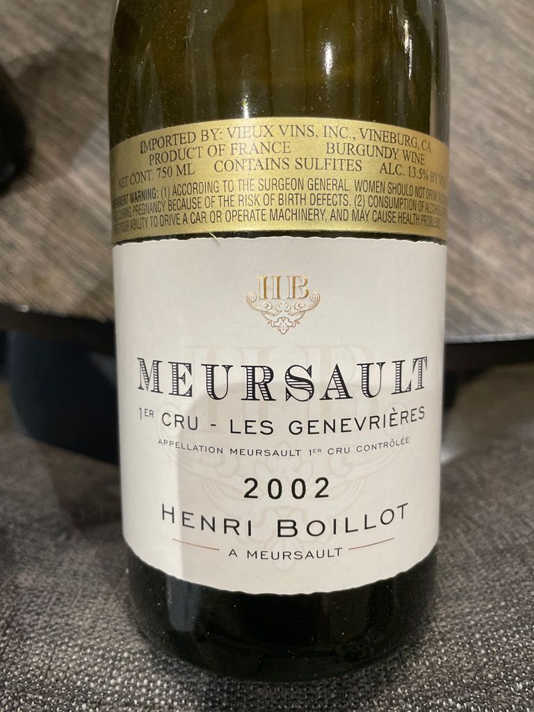 2014 Domaine Henri Boillot Meursault 1er Cru Les Genevrières
