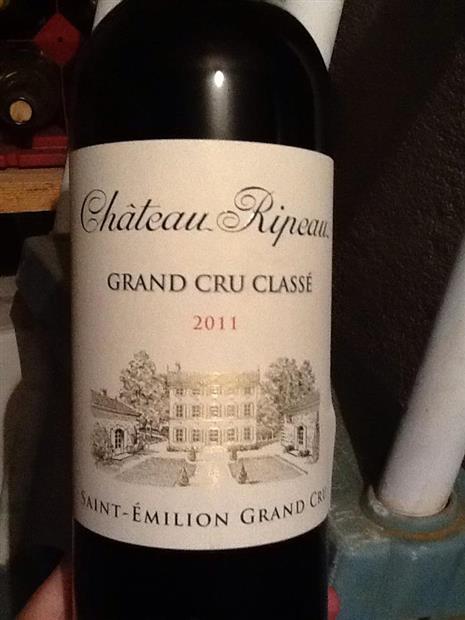 2011 Château Ripeau, France, Bordeaux, Libournais, St. Émilion Grand ...