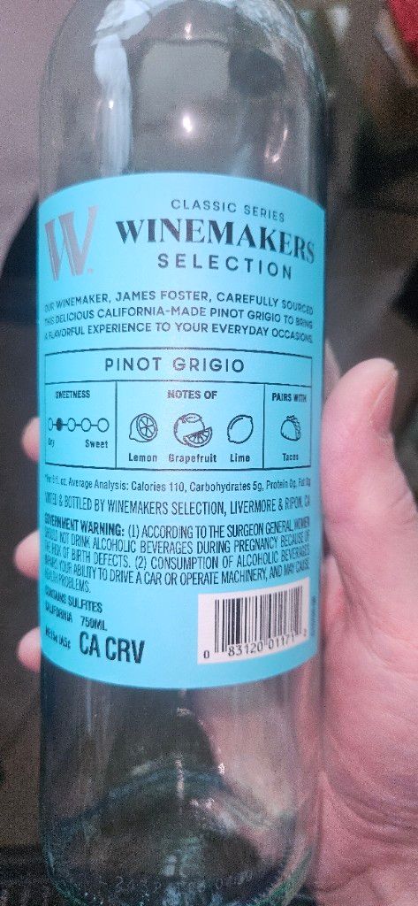 Kit Vin Pinot Grigio California Classic Par Winexpert - 6 Gallons - Neuf