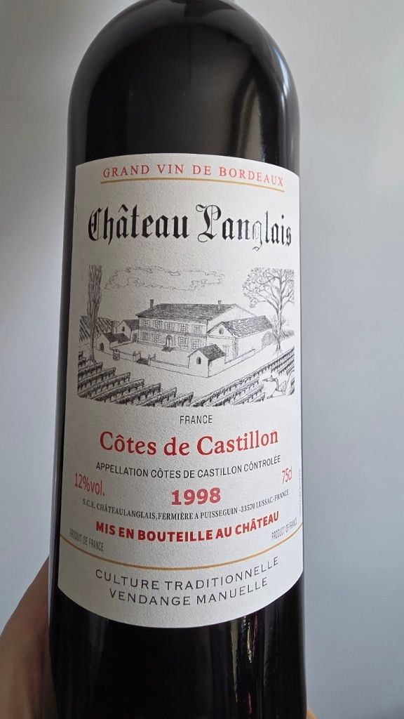 1998 Château Langlais Castillon Côtes de Bordeaux - CellarTracker