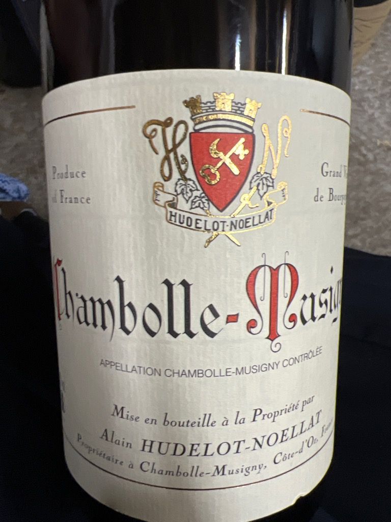 2022 Alain Hudelot-Noëllat Chambolle-Musigny - CellarTracker