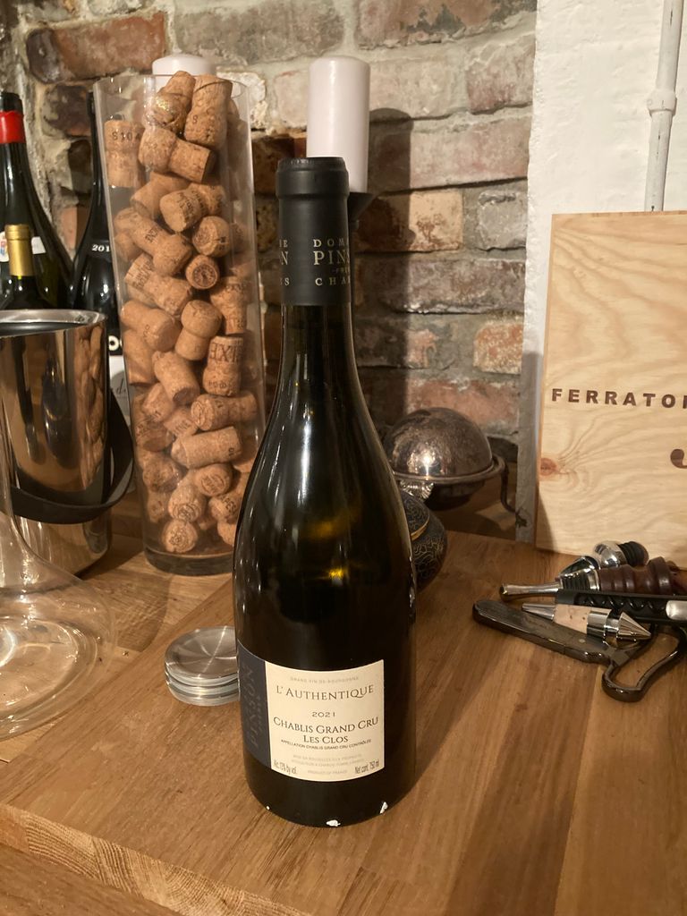 2022 Domaine Pinson Frères Chablis Grand Cru Les Clos Cuvée