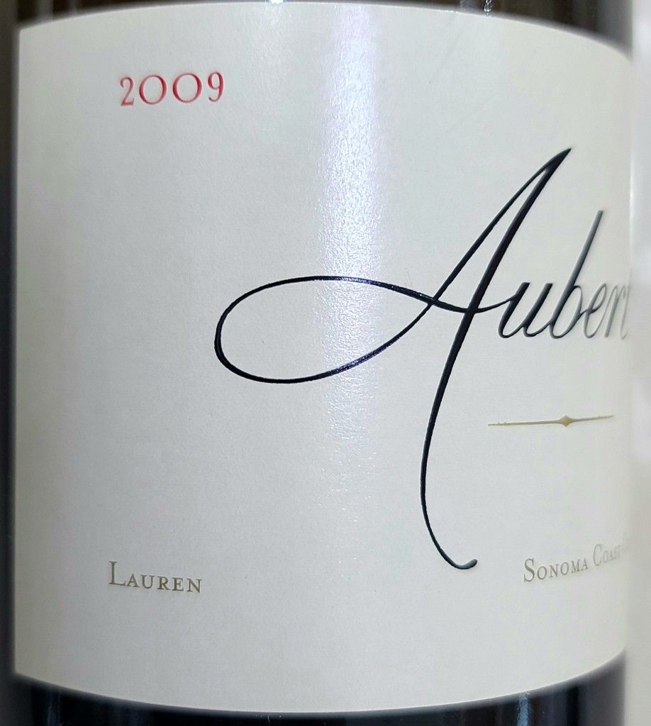 オベール シャルドネ ローレン 2009 2009 Aubert Chardonnay Lauren Estate Vineyard - CellarTracker
