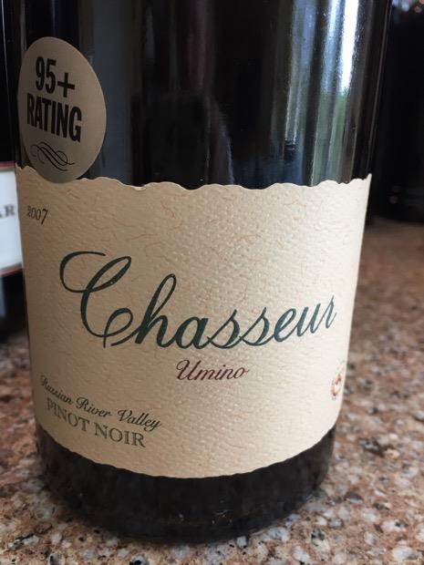 2007 Chasseur Pinot Noir Umino Vineyard CellarTracker