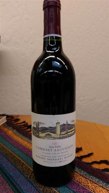 1985 Robert Mondavi Winery Cabernet Sauvignon Napa Valley