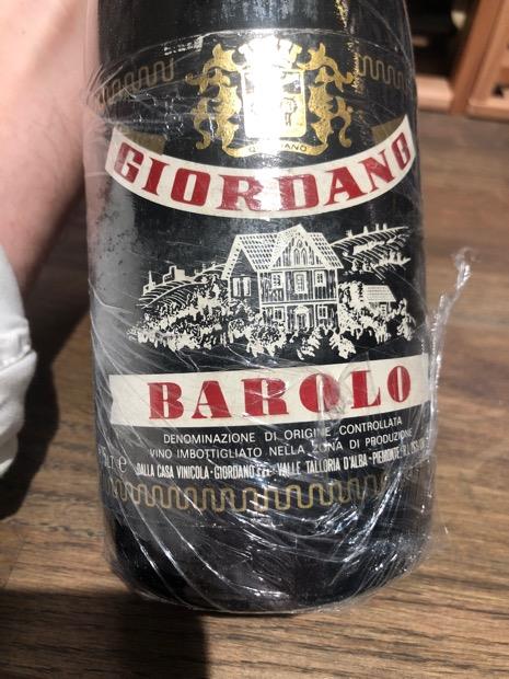 1975 Giordano Barolo - CellarTracker