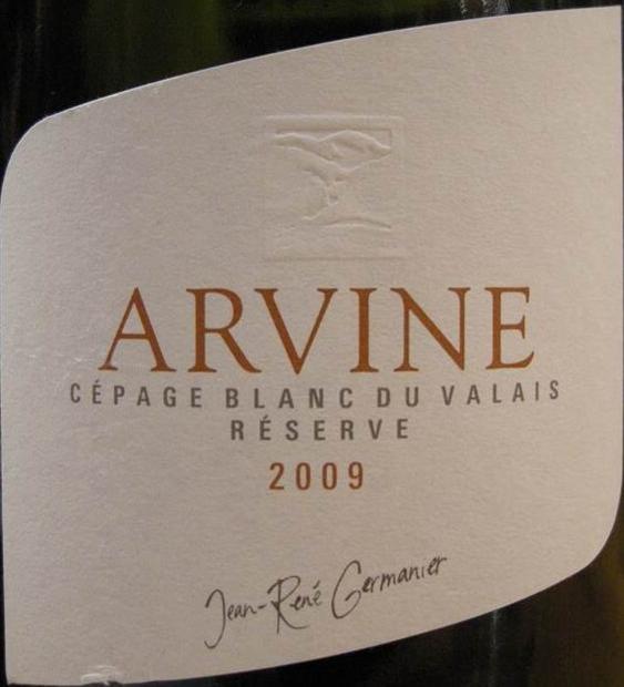 2009 Jean-René Germanier Arvine Reserve, Switzerland, Valais ...