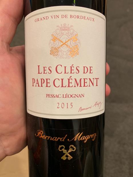 2015 Château Pape Clément Les Cles de Clement V - CellarTracker
