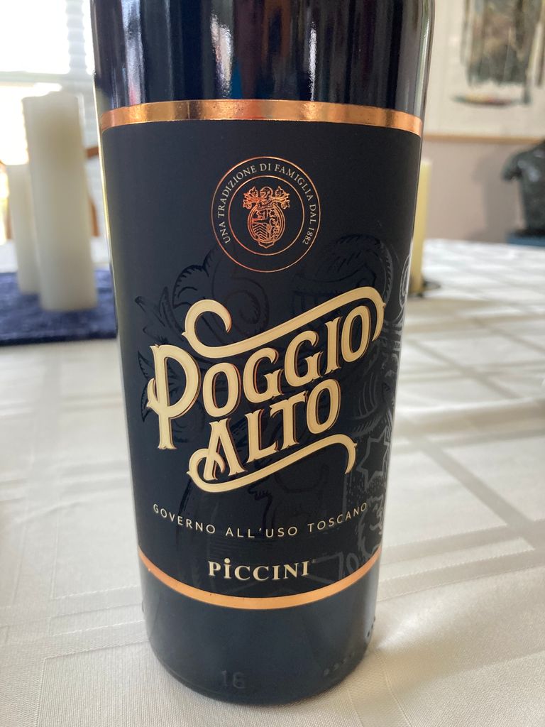 2017 Piccini Poggio Alto Governo All' Uso Toscana, Italy, Tuscany