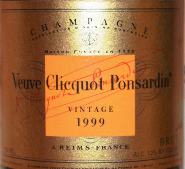 1999 Veuve Clicquot Champagne Brut Vintage - CellarTracker