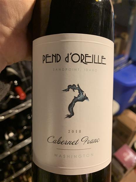 Pend d'oreille winery Cabernet franc, columbia Valley (609364616225)