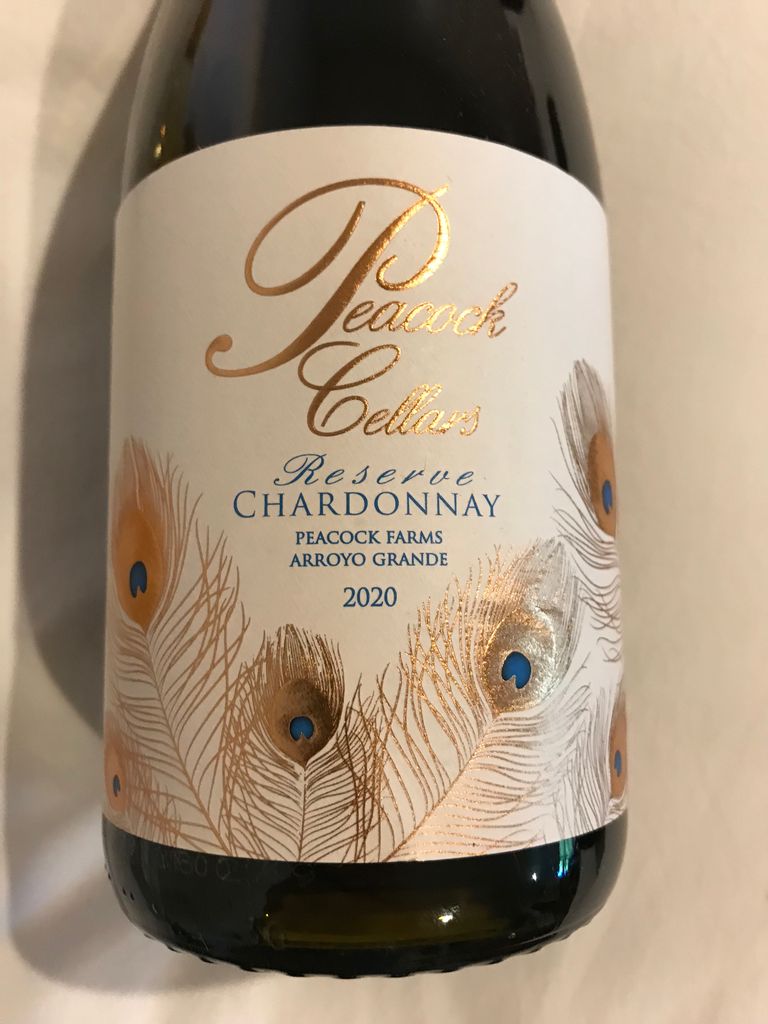 2021 Peacock Cellars Chardonnay Reserve Central Coast, USA, California ...