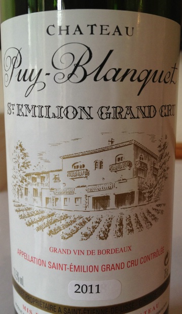 Chateau puy blanquet Grand cru glass 750ml (690711002198)