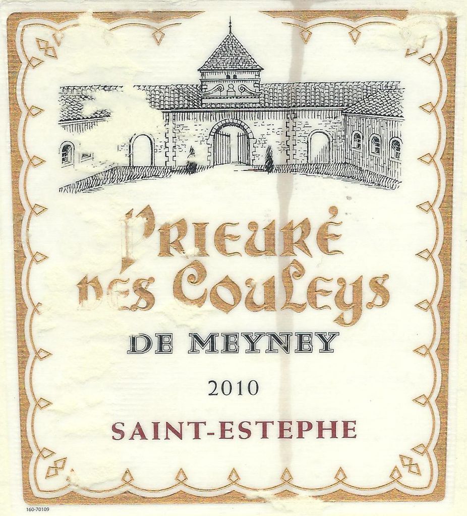 Château Meyney Prieuré des Couleys 1964 1964 Château Meyney Prieuré des Couleys de Meyney - CellarTracker