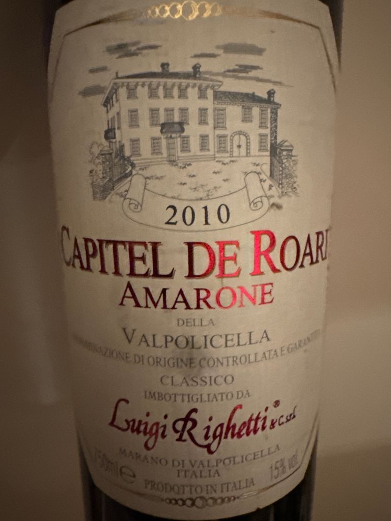 2010 Luigi Righetti Amarone della Valpolicella Classico