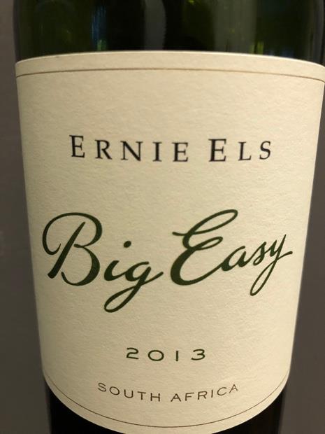 2013 Ernie Els Chenin Blanc The Big Easy South Africa