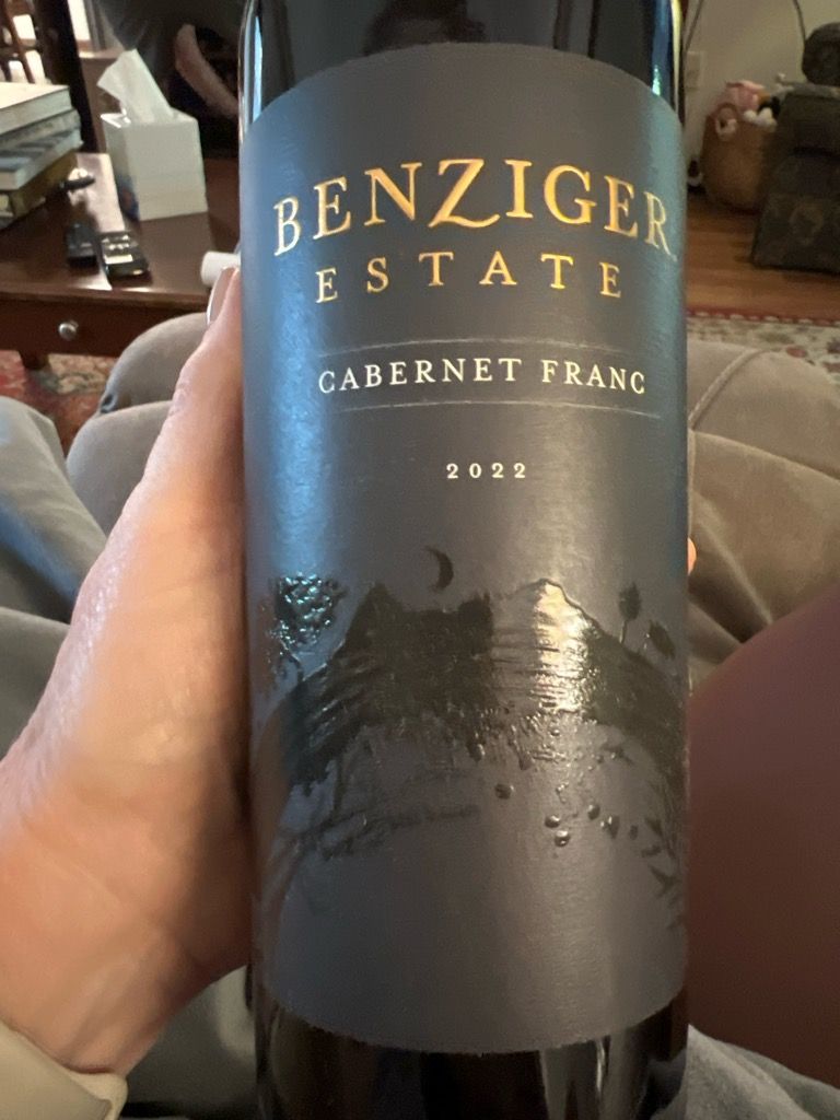 2022 Benziger Family Winery Cabernet Franc Sonoma Valley, USA ...