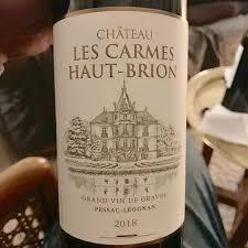 2018 Chateau Les Carmes Haut Brion France Bordeaux Graves Pessac Leognan Cellartracker