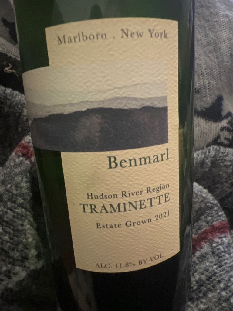 2021 Benmarl Traminette, USA, New York, Hudson River - CellarTracker