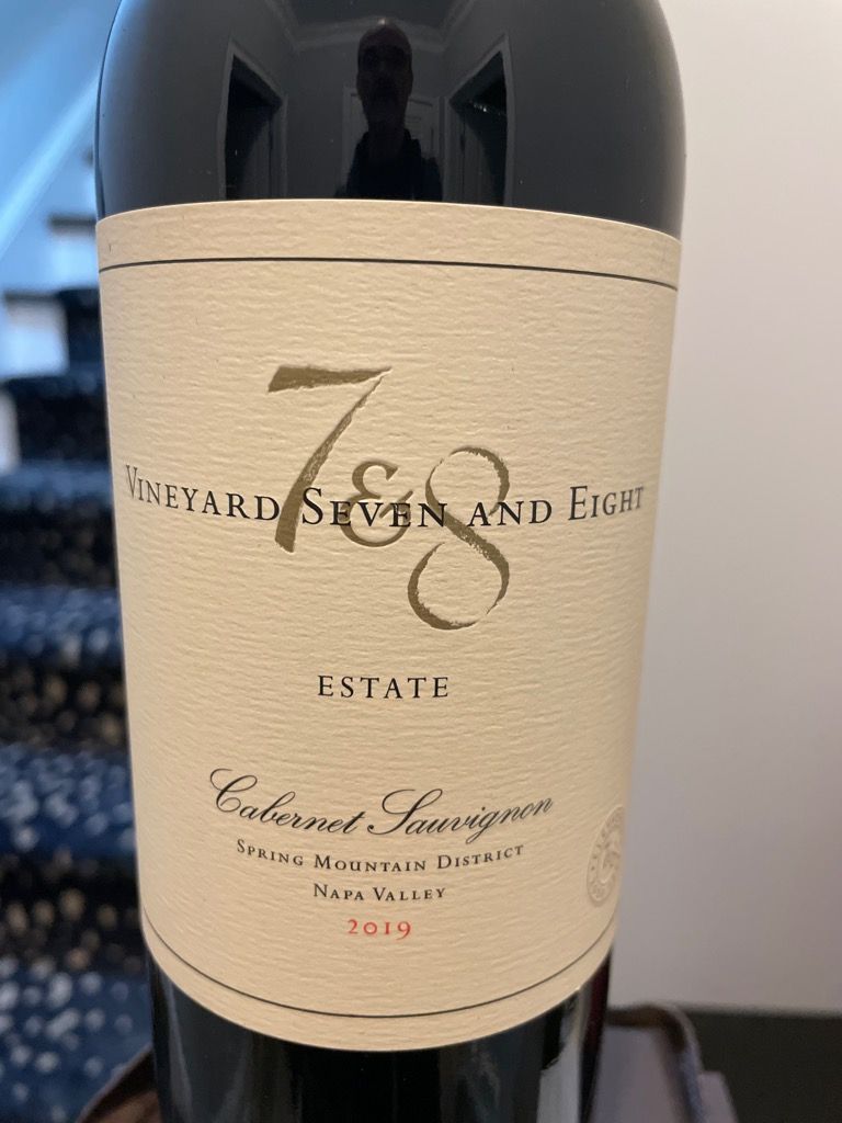 2019 Vineyard 7 & 8 Cabernet Sauvignon Estate - CellarTracker