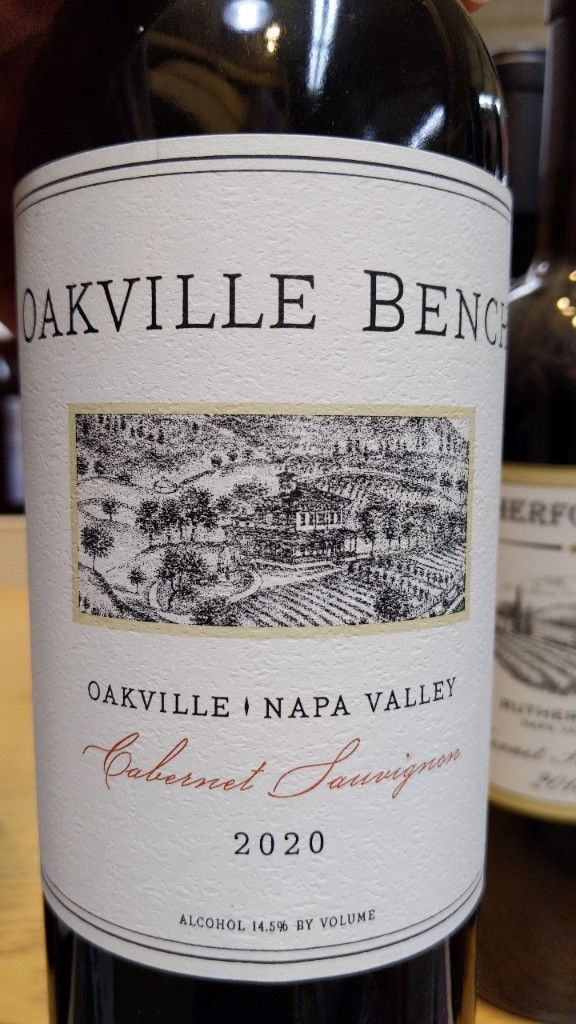 2016 Oakville Bench Cabernet Sauvignon - CellarTracker