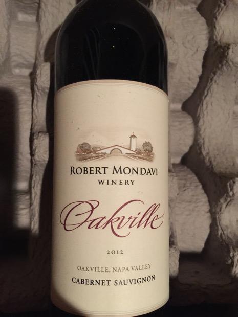 2012 Robert Mondavi Winery Cabernet Sauvignon Oakville - CellarTracker
